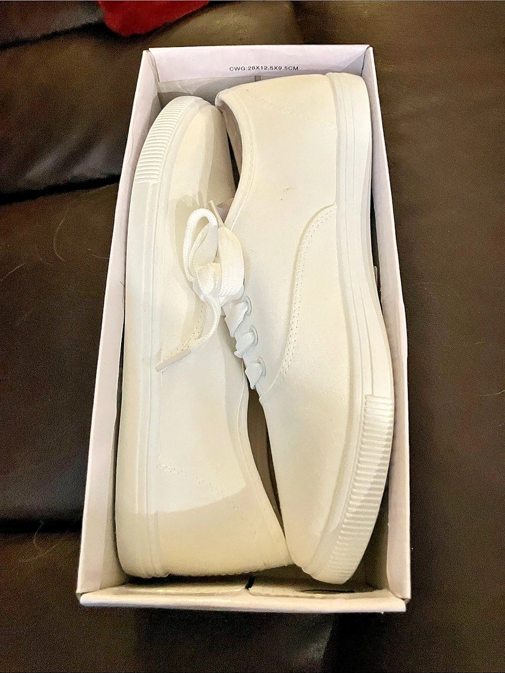 6306-N Women's White Canvas Sneakers US 8 NWT